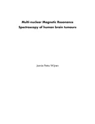 Multi-nuclear magnetic resonance spectroscopy of human brain tumours.